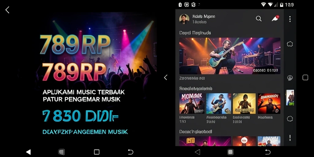 Tampilan gameplay 789RP yang seru dan interaktif saat bermain musik.