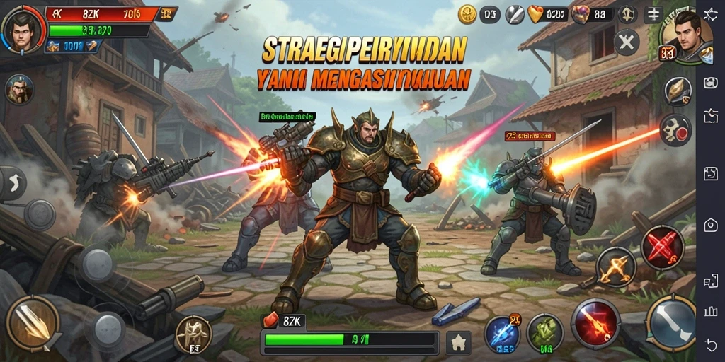 Tampilan gameplay seru dan strategi mendalam di 8ZK.