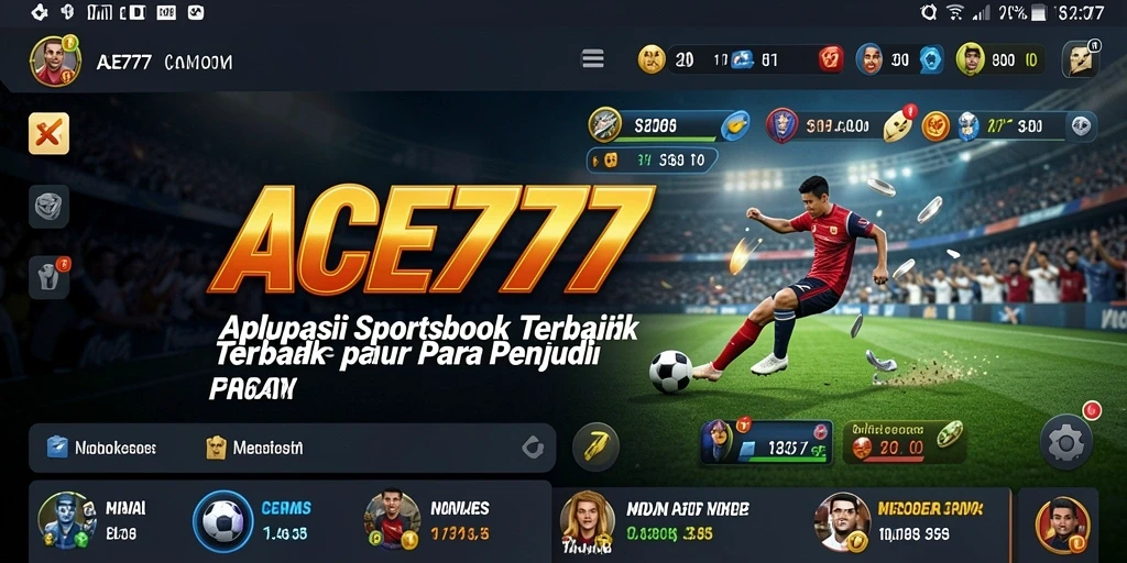Tampilan gameplay menarik dari aplikasi Sportsbook ACE777.