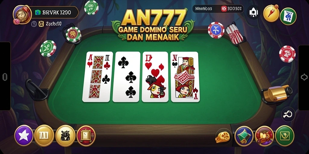 Tampilan gameplay seru dan interaktif dalam AN777.