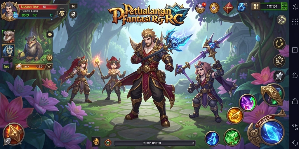 Gameplay mendebarkan dalam dunia RPG BRO138.