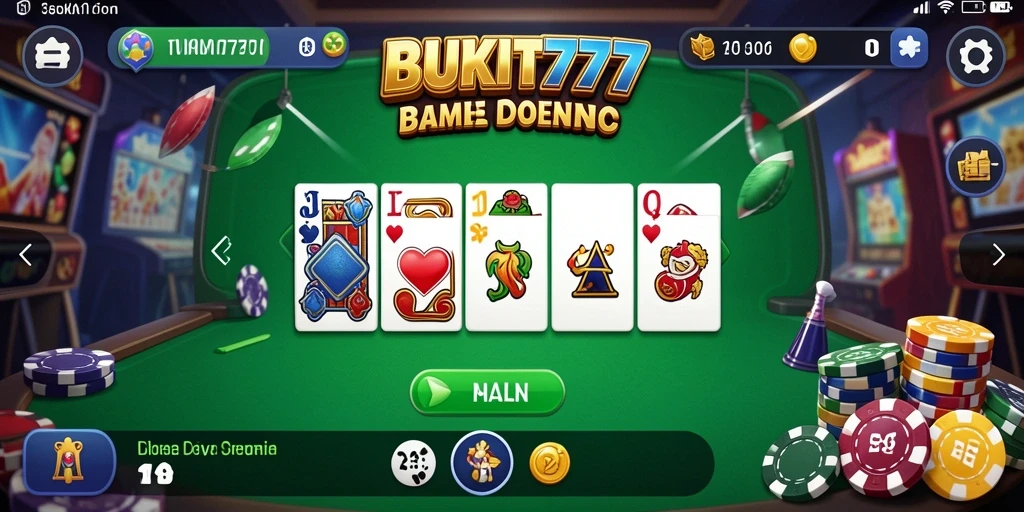 Tampilan menarik dari gameplay BUKIT777 yang penuh warna.