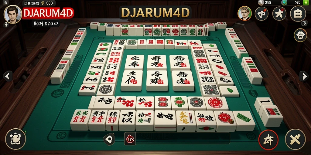 Gambaran gameplay Mahjong yang seru dan menantang di DJARUM4D.