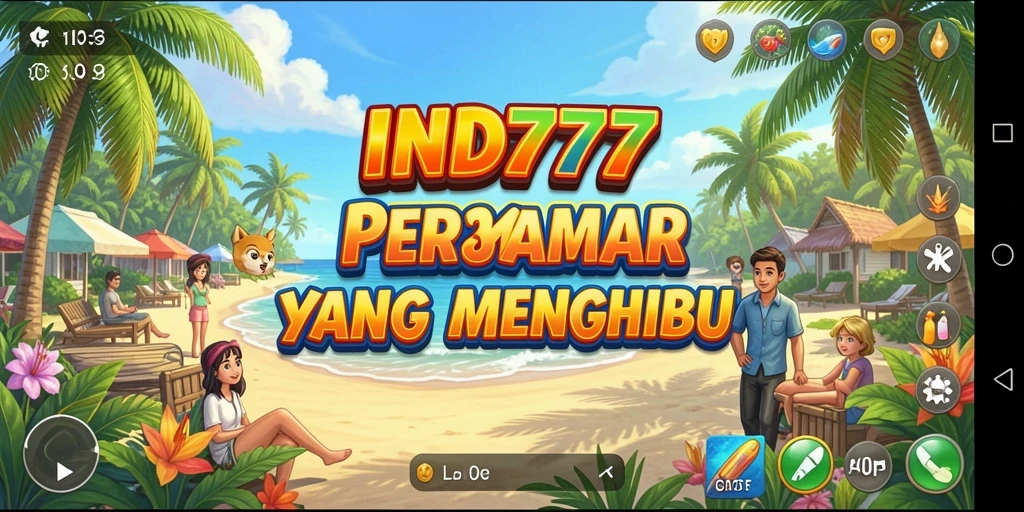 Screenshot utama IND777 menampilkan gameplay yang seru dan interaktif.