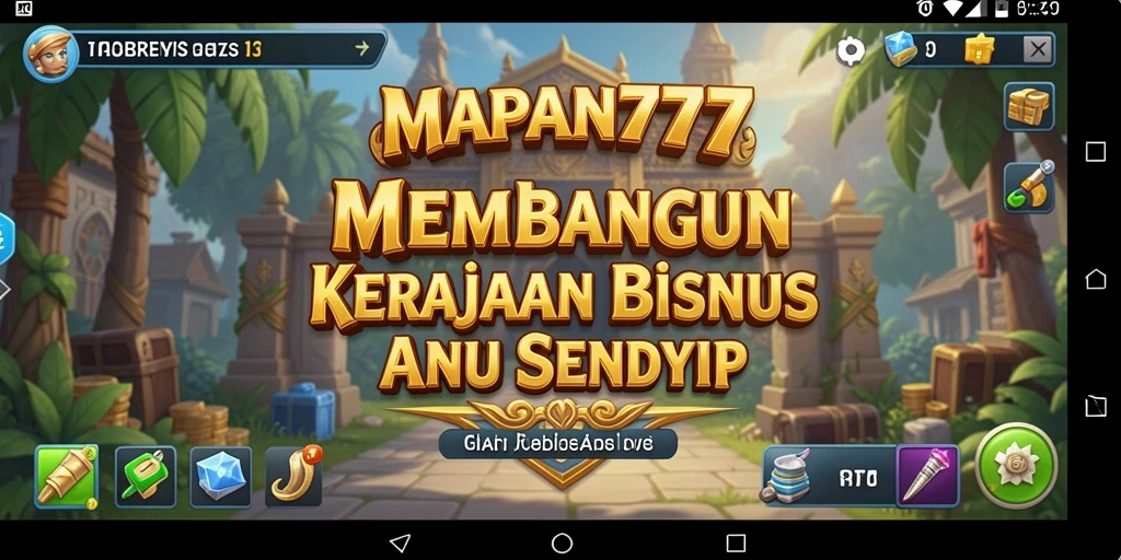 Screenshot gameplay MAPAN777 menampilkan interaksi bisnis yang dinamis.