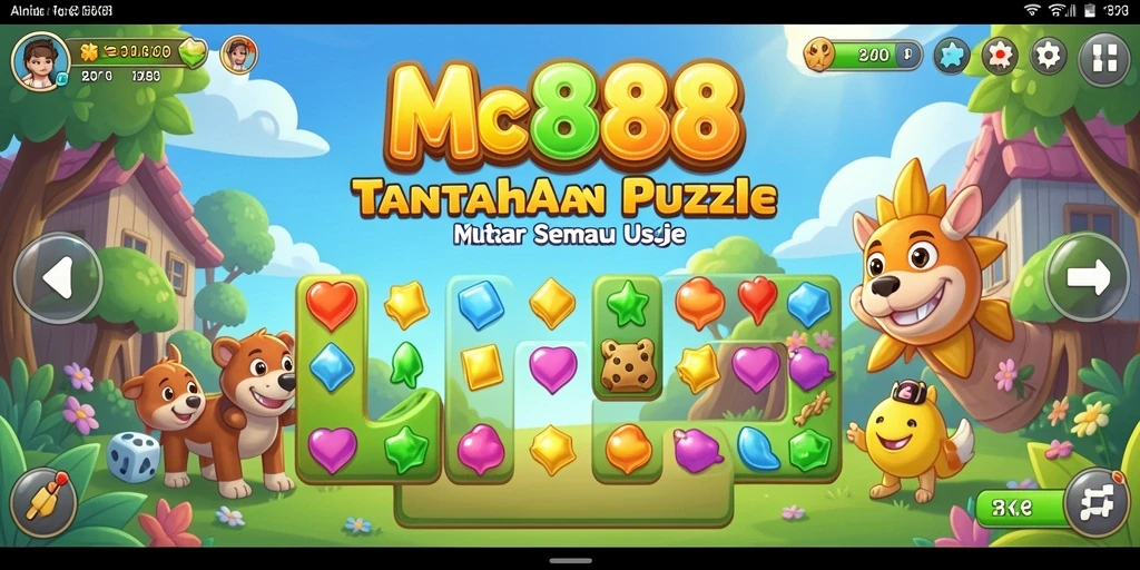 Tampilan gameplay seru dari MC888 yang menantang setiap pemain.