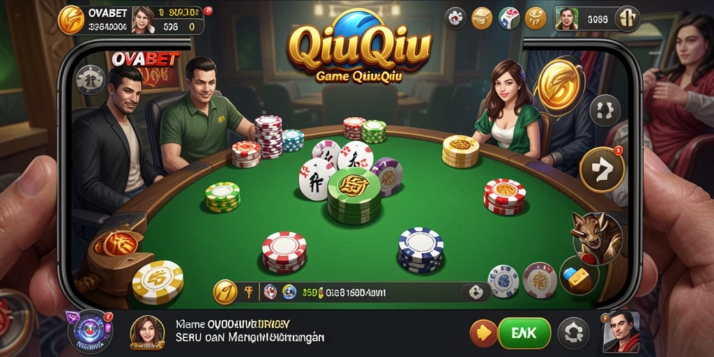 Screenshot gameplay QiuQiu yang seru dan mendebarkan di OVABET.