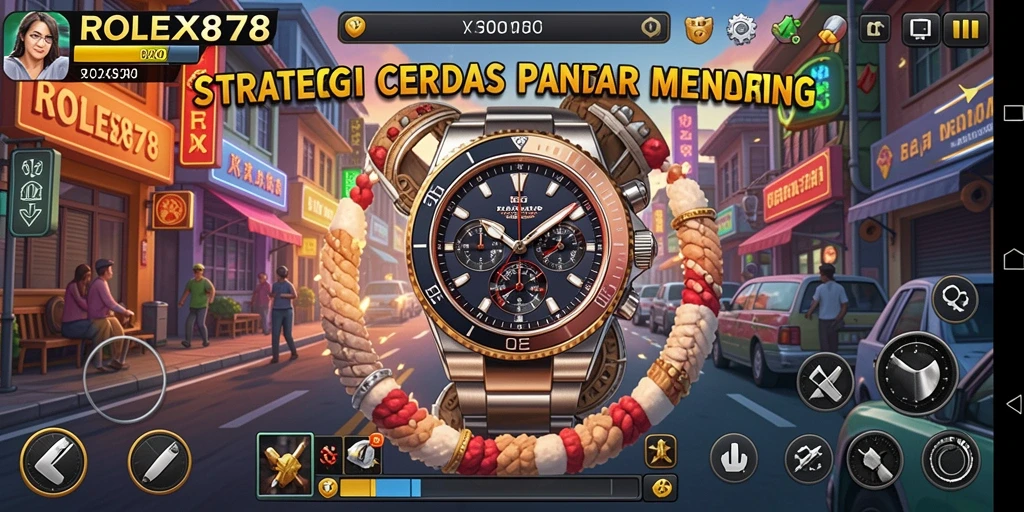 Screenshot utama ROLEX878 menunjukkan gameplay yang intens dan strategis.