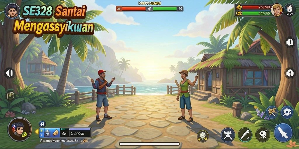 Tangkapan layar utama SE328 menunjukkan gameplay yang menyenangkan dan interaktif.